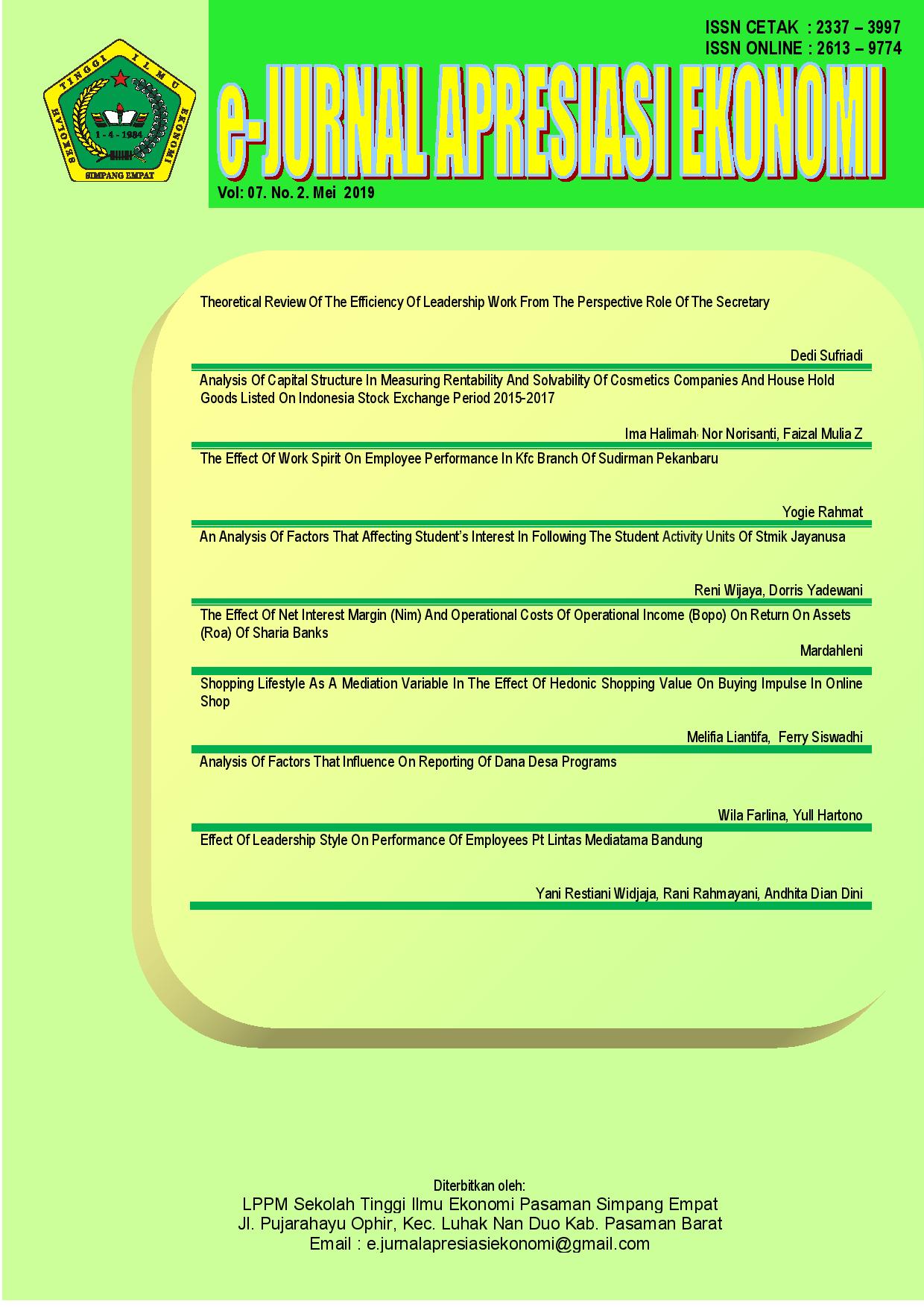 THE INFLUENCE OF PROMOTION AND BRAND IMAGE TOWARD PURCHASE DECISION OF HONDA VARIO